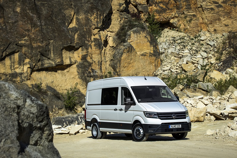 VW Crafter je velik, robusten in zanesljiv dostavnik.
