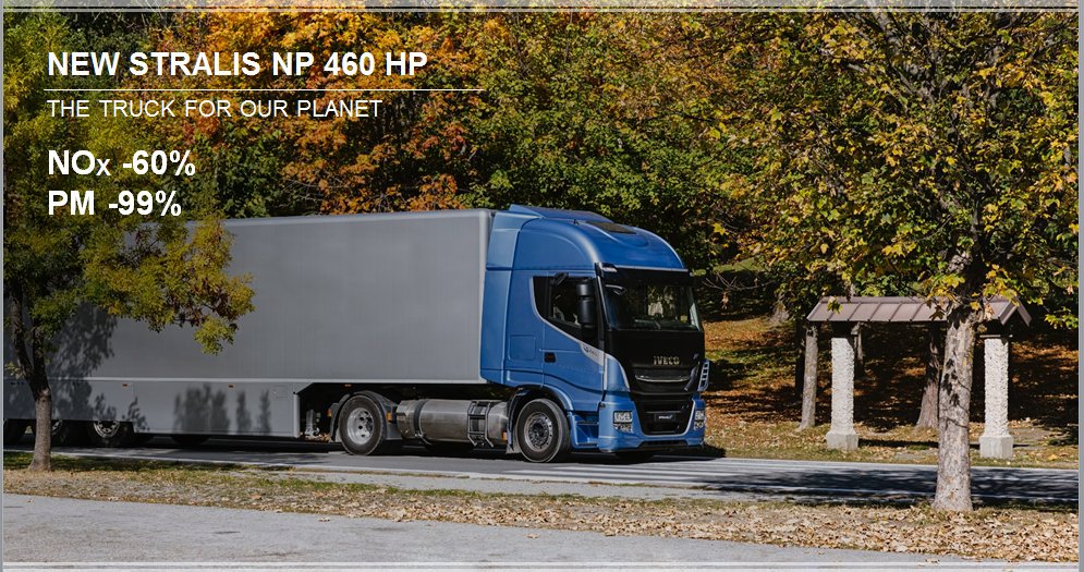 Tovornjak za naš planet; NOx: – 60 %, trdi delci: – 99