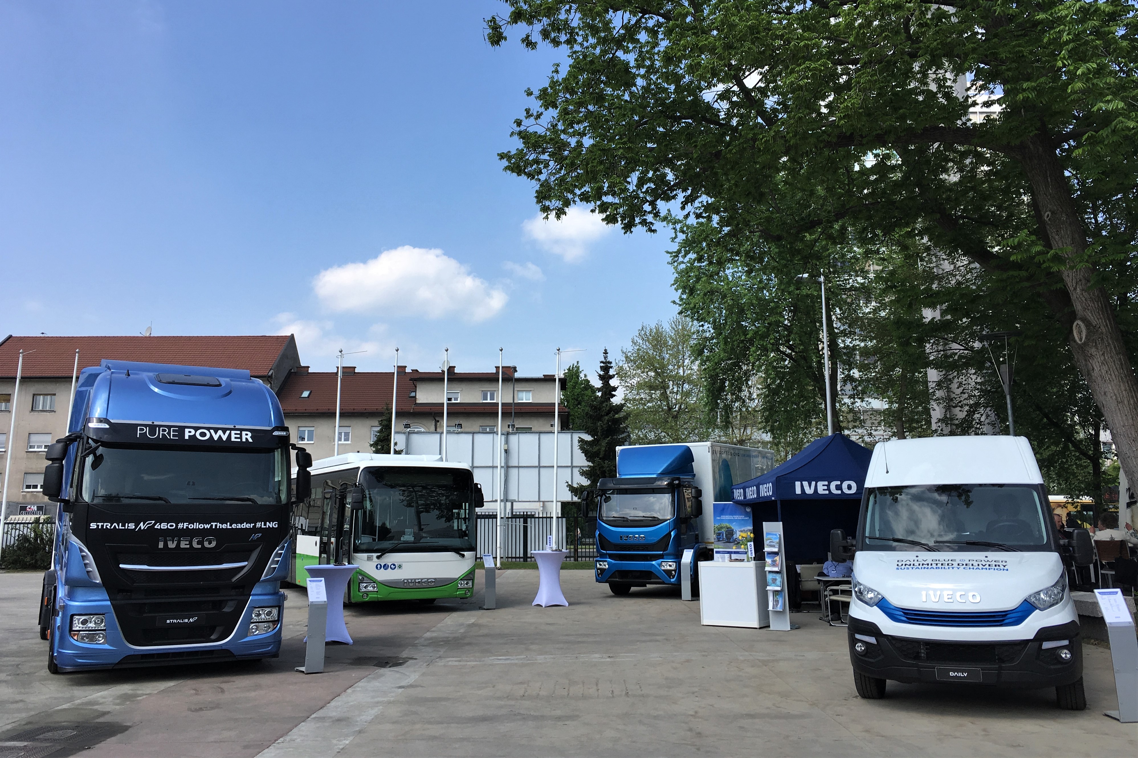 Iveco paleta vozil na UZP.