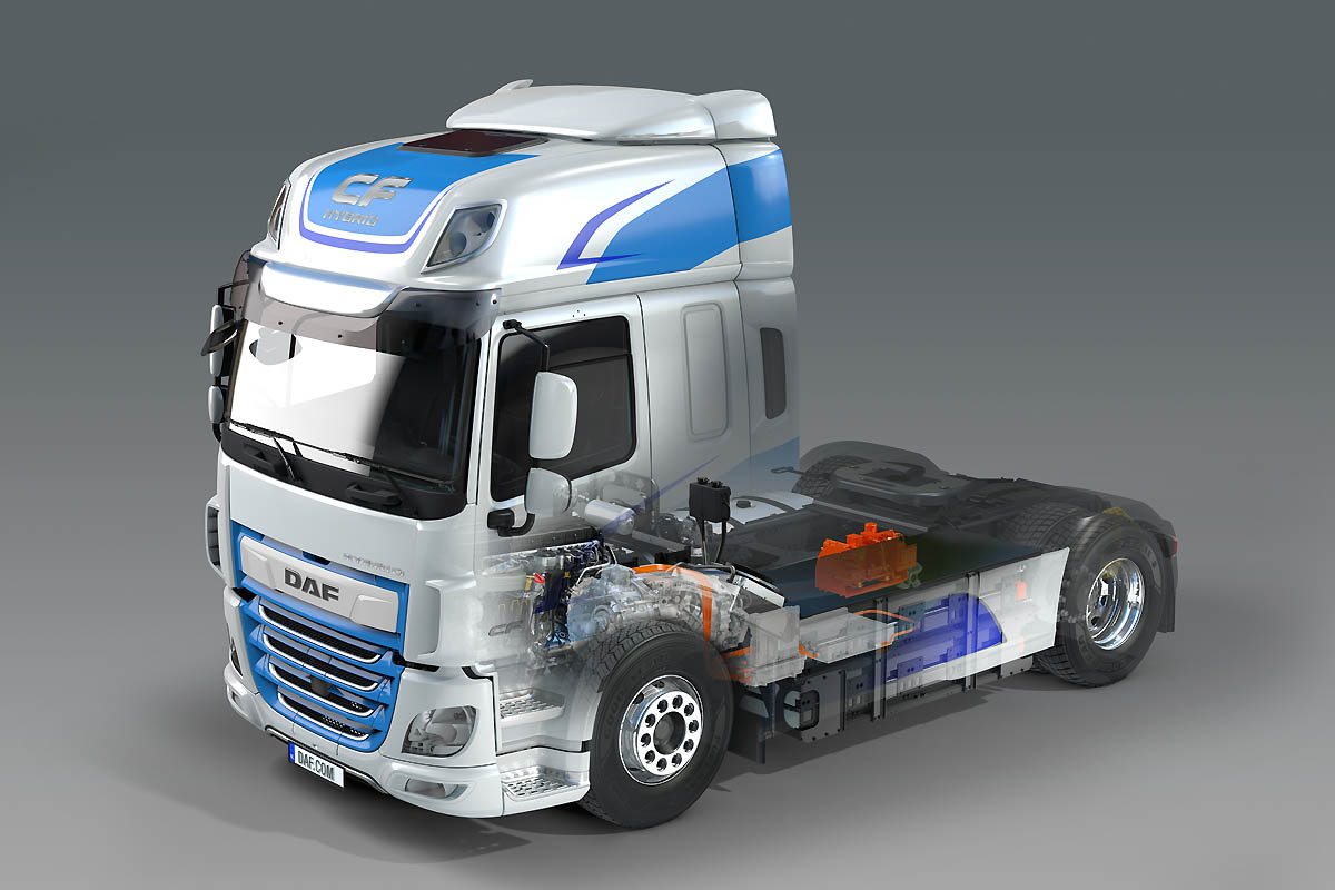 DAF-ova električna in hibridna prihodnost