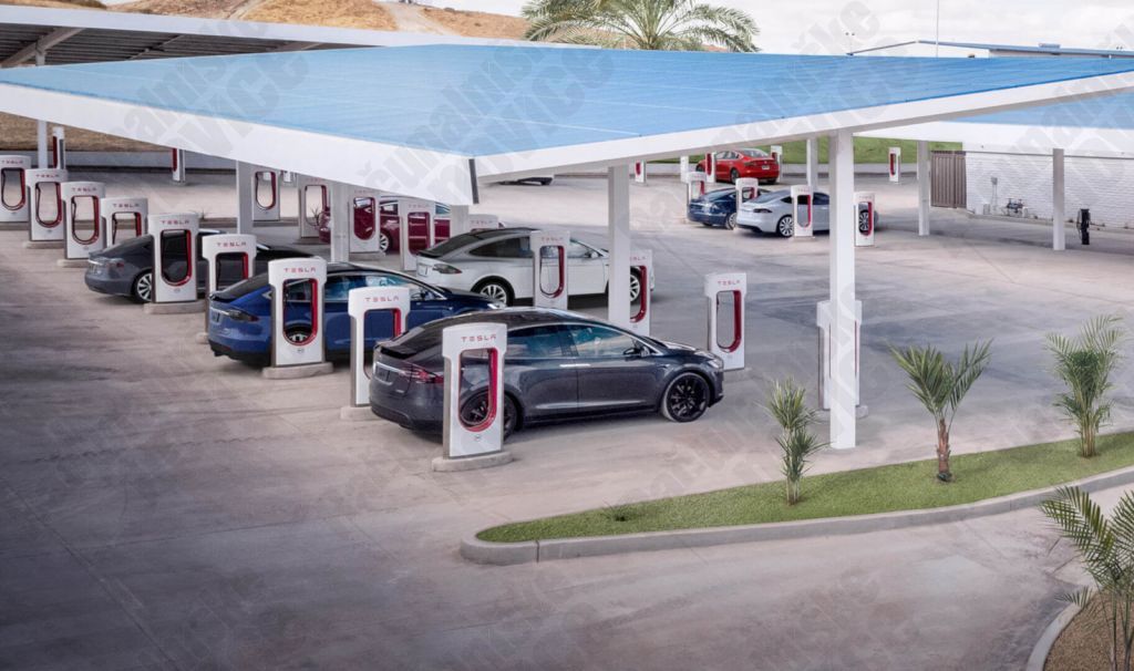 Električne polnilne postaje Tesla po vsej Evropi