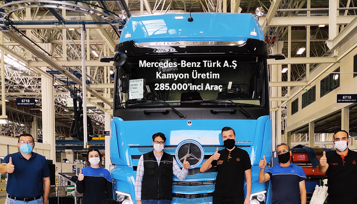 285.000 Mercedesovih tovornjakov je bilo narejenih v Turčiji