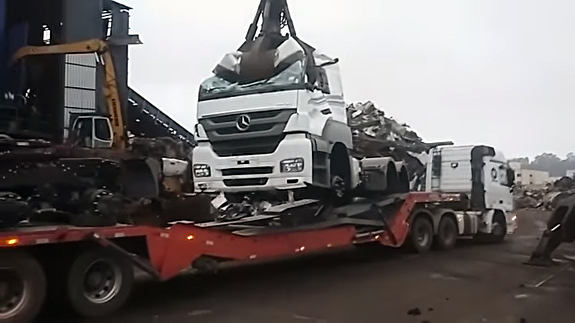 Uničevanje kamionov, če ste ljubitelj tovornjakov ne glejte tega