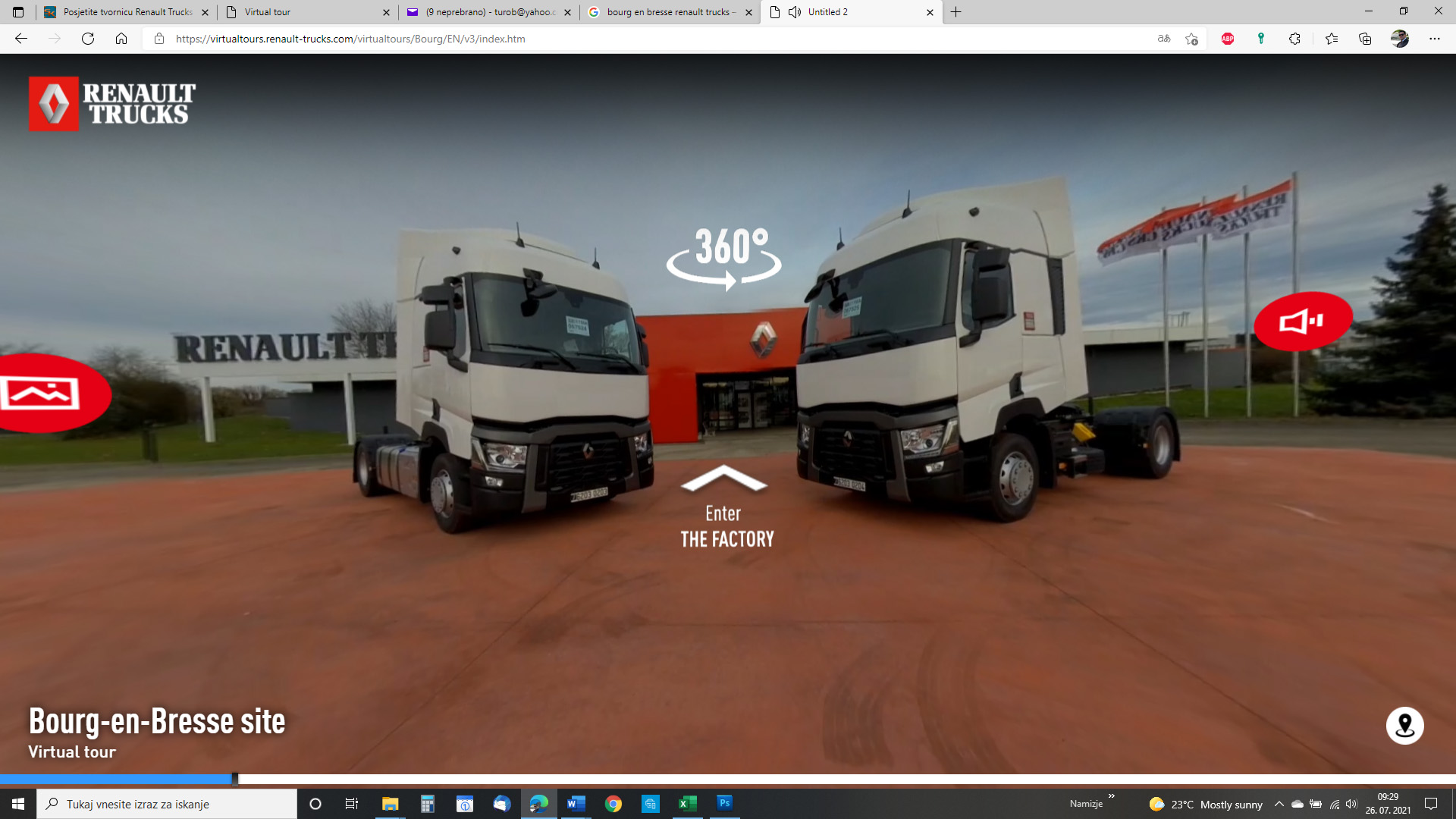 Virtualni sprehod po tovarni Renault Trucks