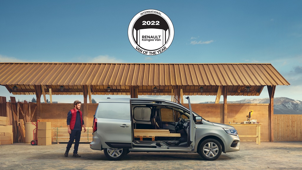NOVI RENAULT KANGOO VAN JE PREJEL PRIZNANJE »INTERNATIONAL VAN OF THE YEAR 2022«