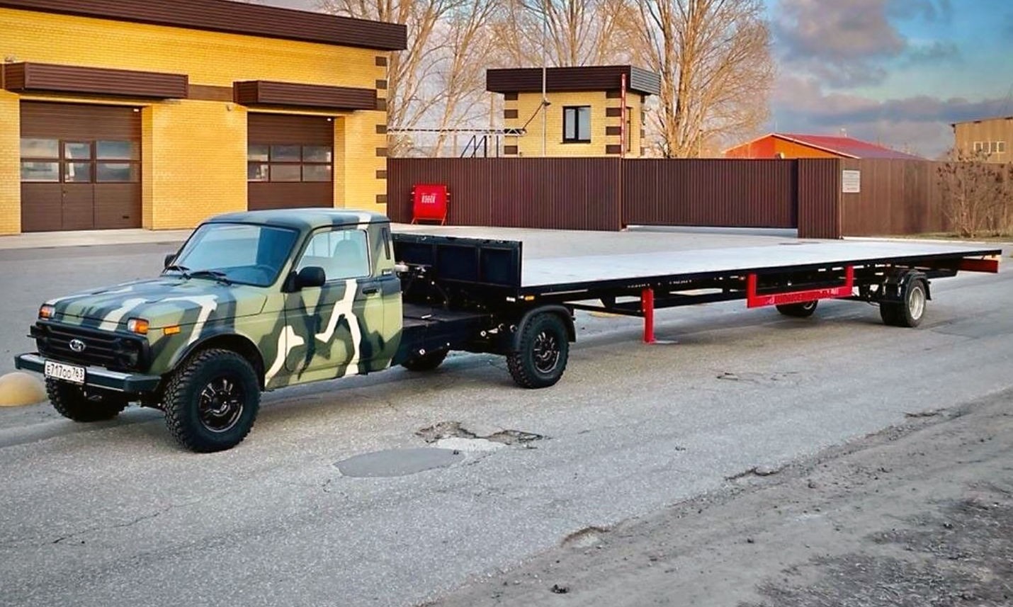 Lada Niva kot vlačilec