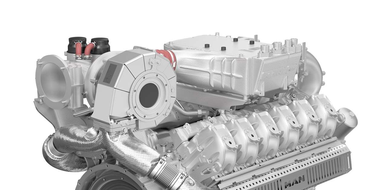 Nov plinski motor MAN E3872 s 44,0 % izkoristkom