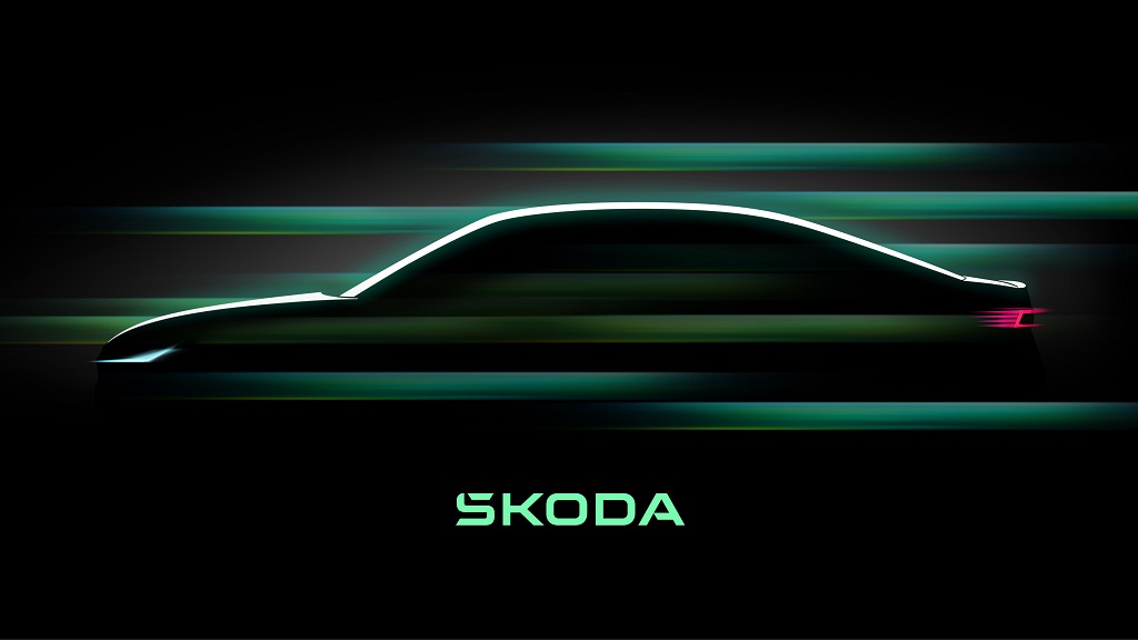 Škoda predstavlja prvi vpogled v nove generacije Superba limuzine, Superba Combi in Kodiaqa