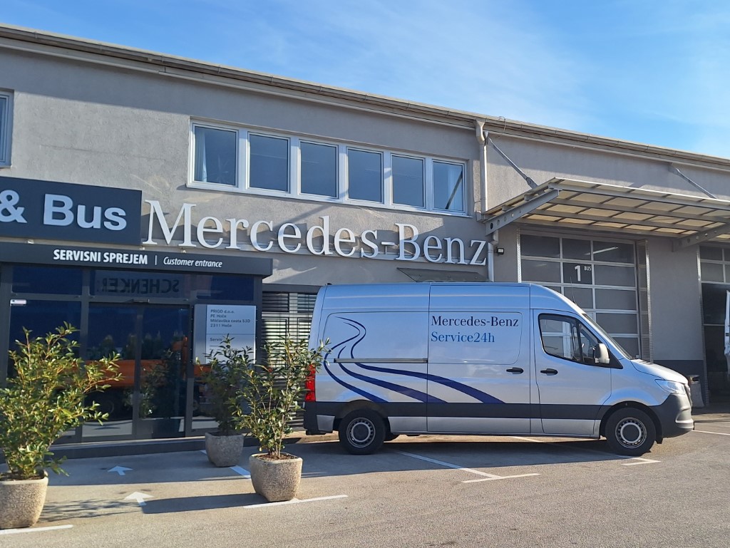 Servisni center Hoče postal že peti center za tovorna vozila Mercedes-Benz v Sloveniji