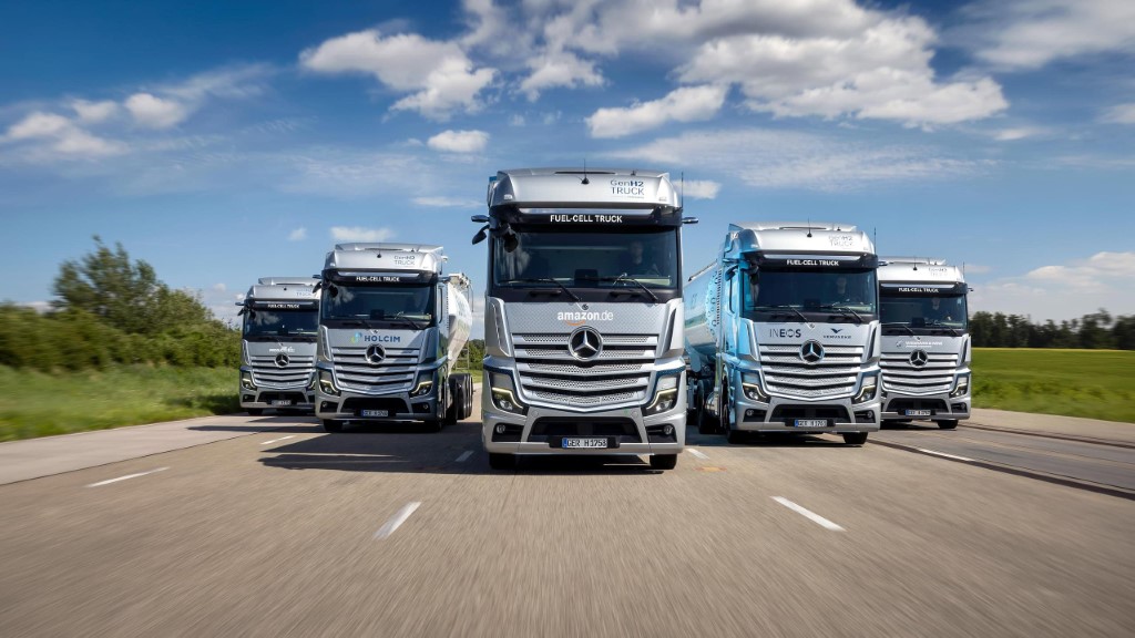 Mercedes-Benz GenH2 tovornjaki na gorivne celice postajajo resničnost