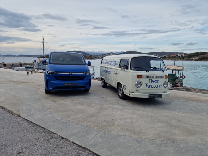 Elektrika se je pri VW Transporterju začela že leta 1972.