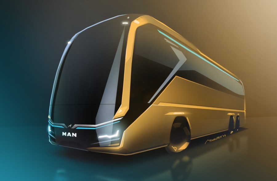 Končen izgled avtobusa bo predstavljen na sejmu Busworld Europe 2025 oktobra v Bruslju,