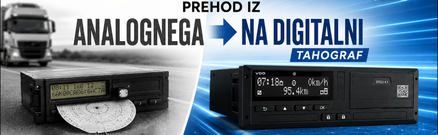 Od leta 2006 je digitalni tahograf obvezna oprema vseh gospodarskih vozil na 3,5 tone.