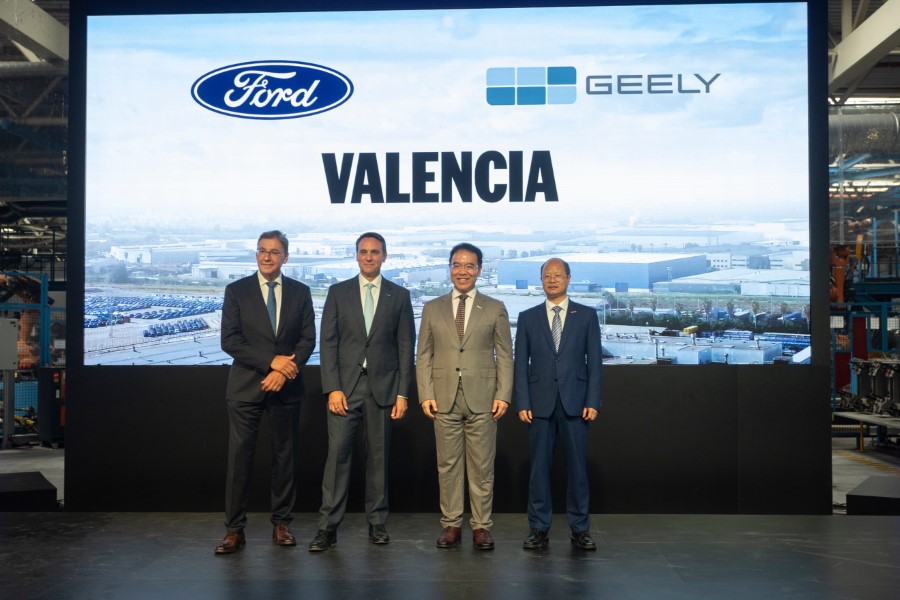 Geely Auto in Ford ustanavljata skupno podjetje v Španiji